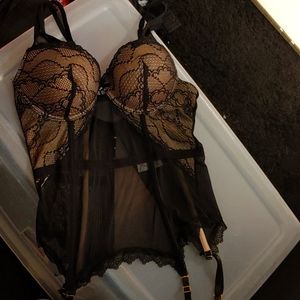 Sophie b lingerie black lace size m